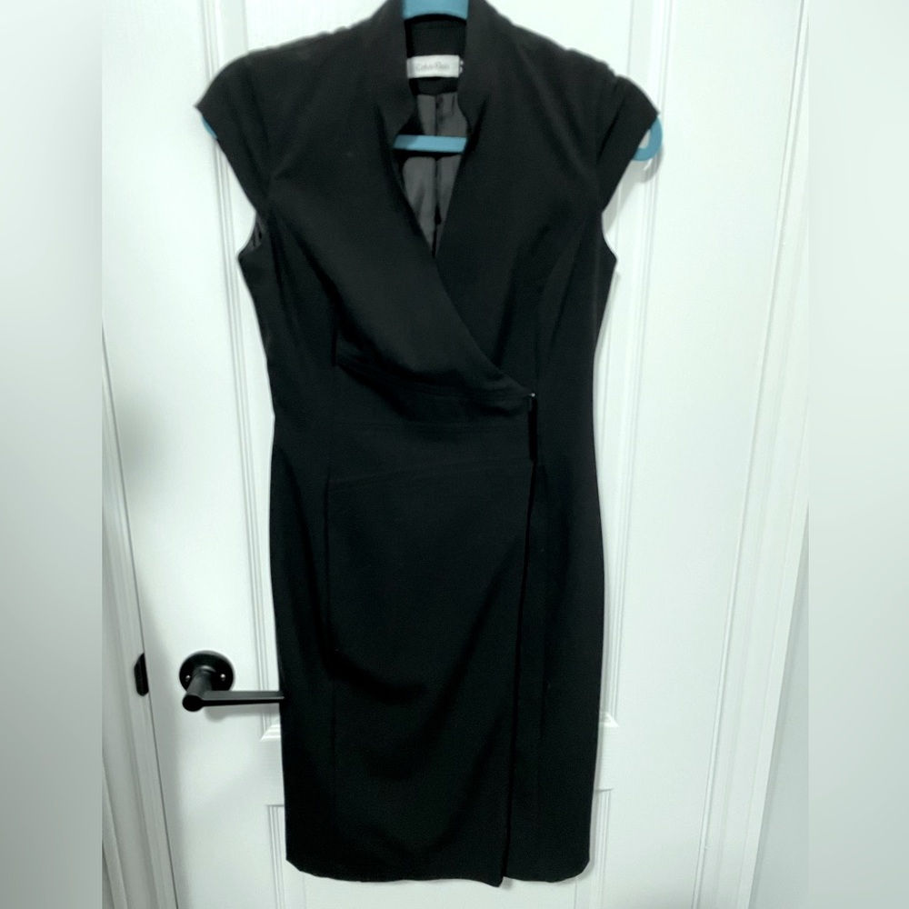 Calvin Klein sheath wrap dress. Size 4